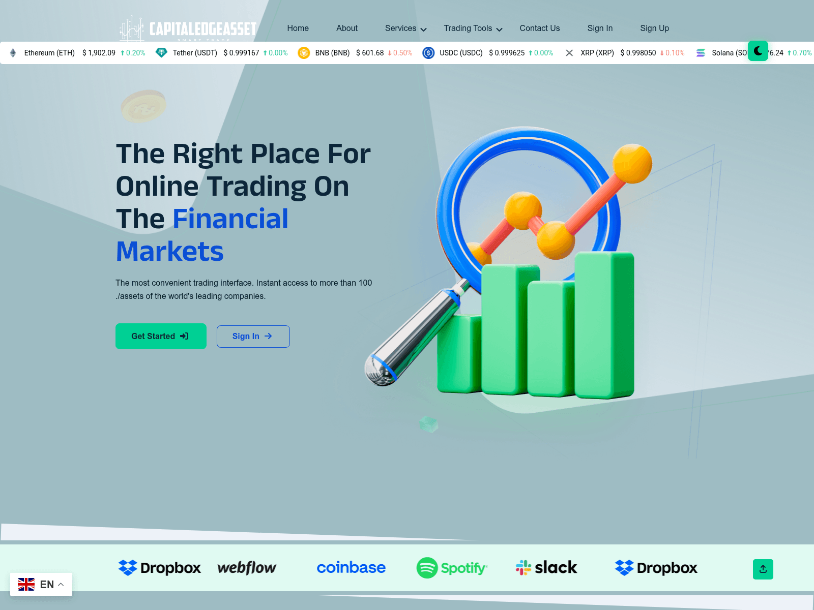 Screenshot of capitaledgeasset.com
