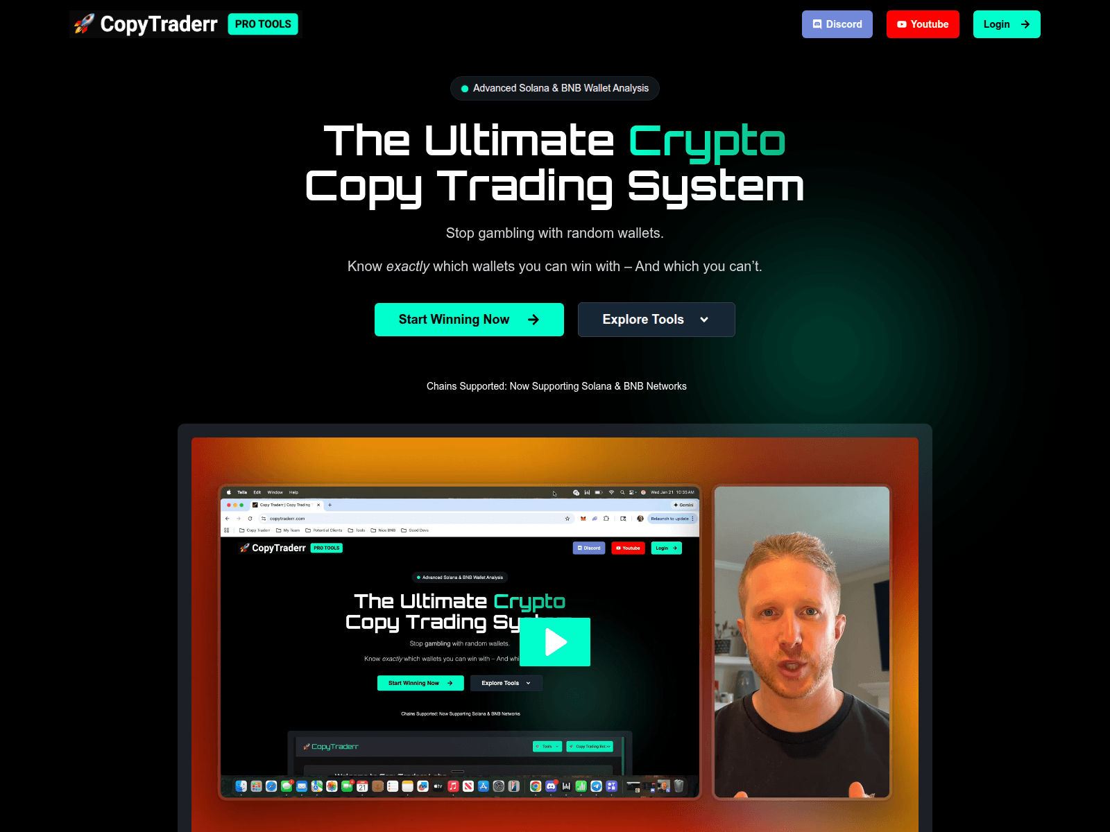 Screenshot of copytraderr.com