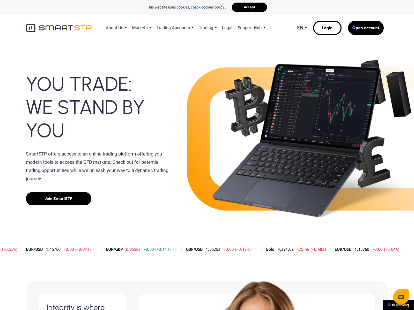 Screenshot of smart-stp.com