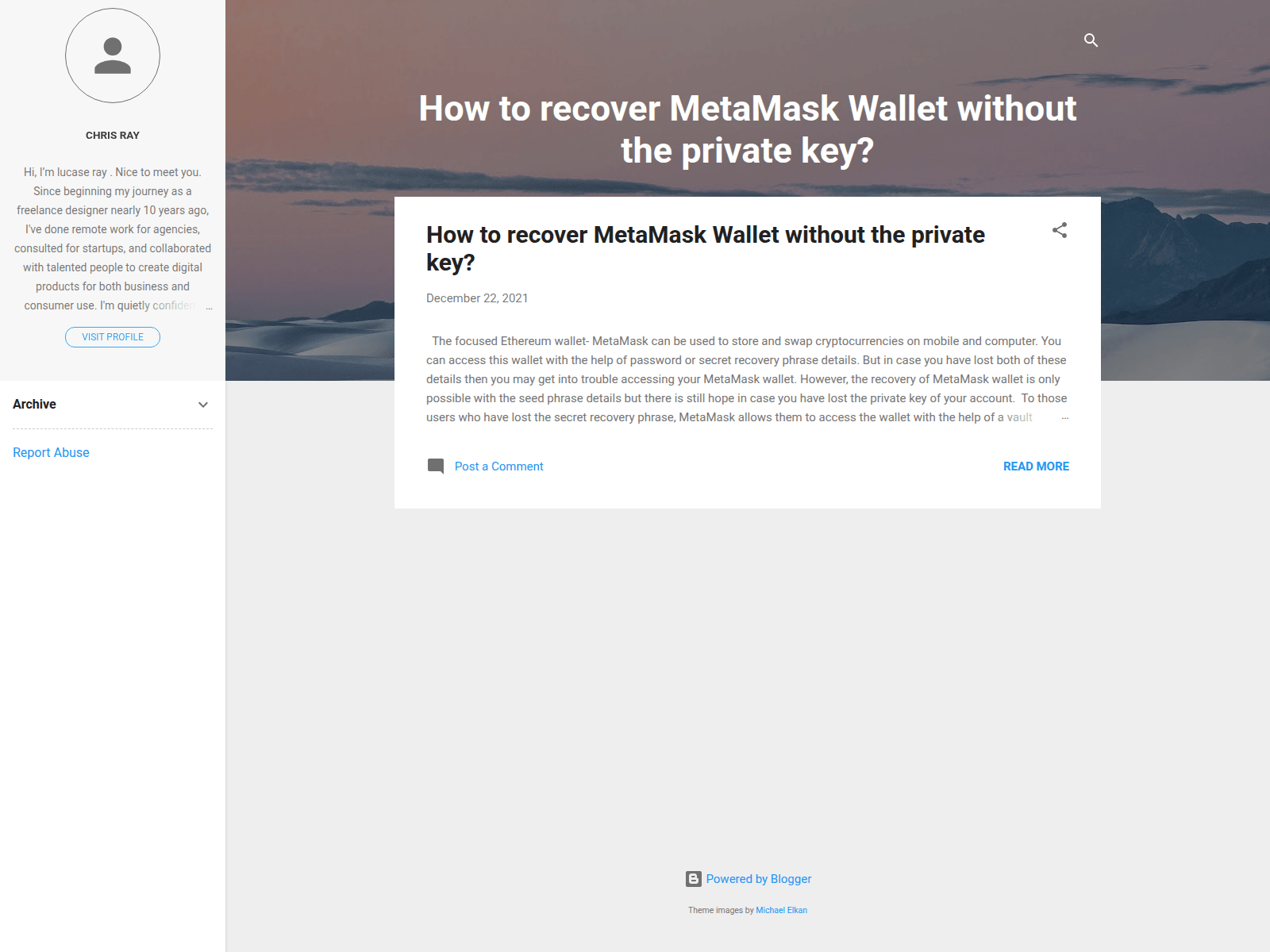 Screenshot of metamasklogink.blogspot.com.eg