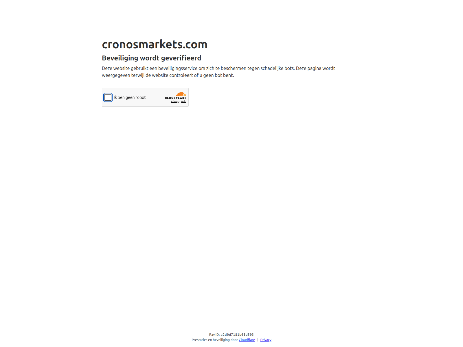 Screenshot of cronosmarkets.com