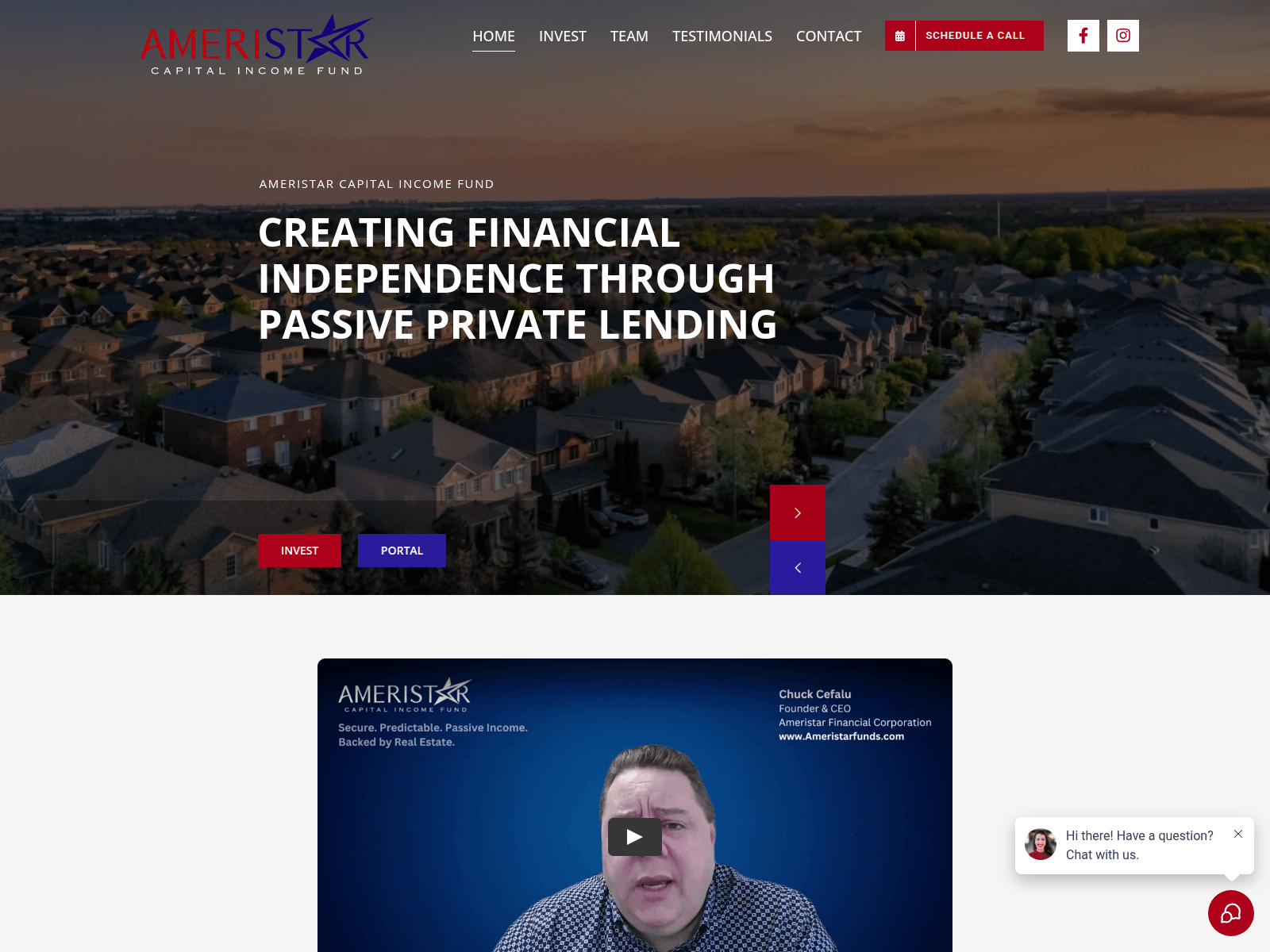 Screenshot of ameristarfunds.com