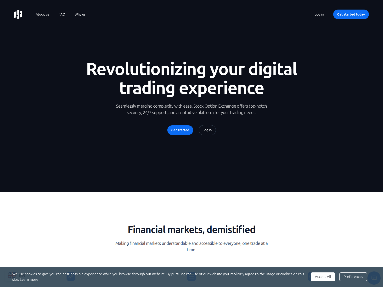Screenshot of stockoptionexchange.live