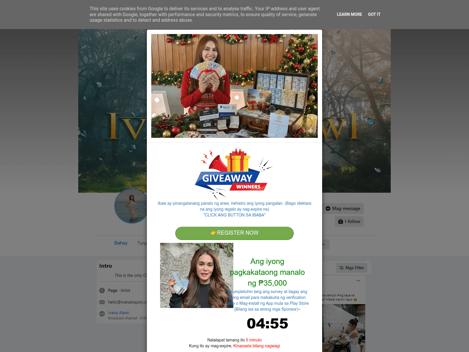 Screenshot of ivanawaeamohpisan.blogspot.com