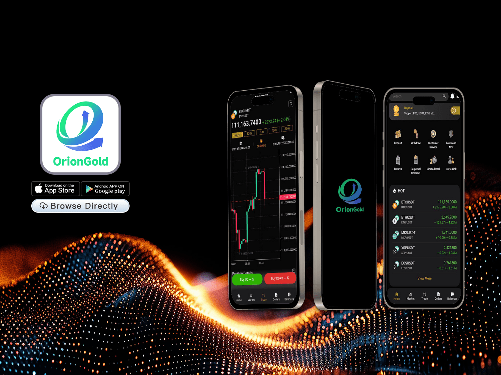 Screenshot of oriongoldapp.com