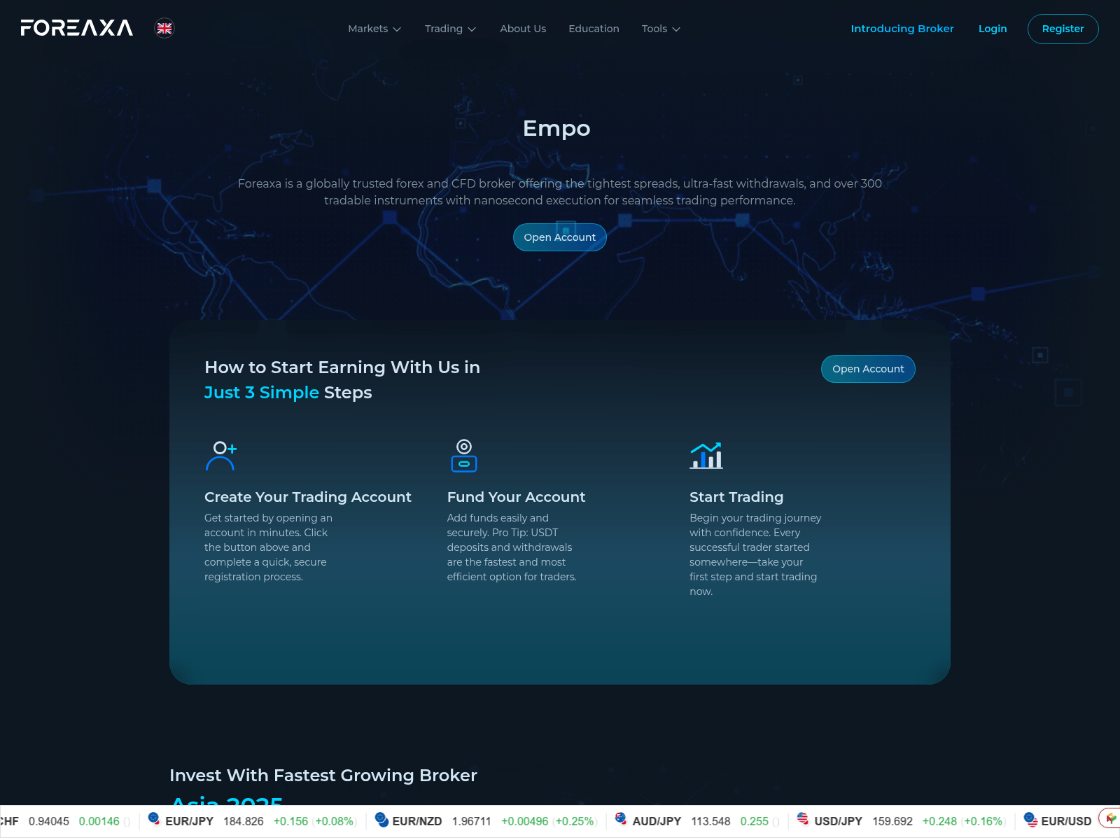 Screenshot of foreaxa.com