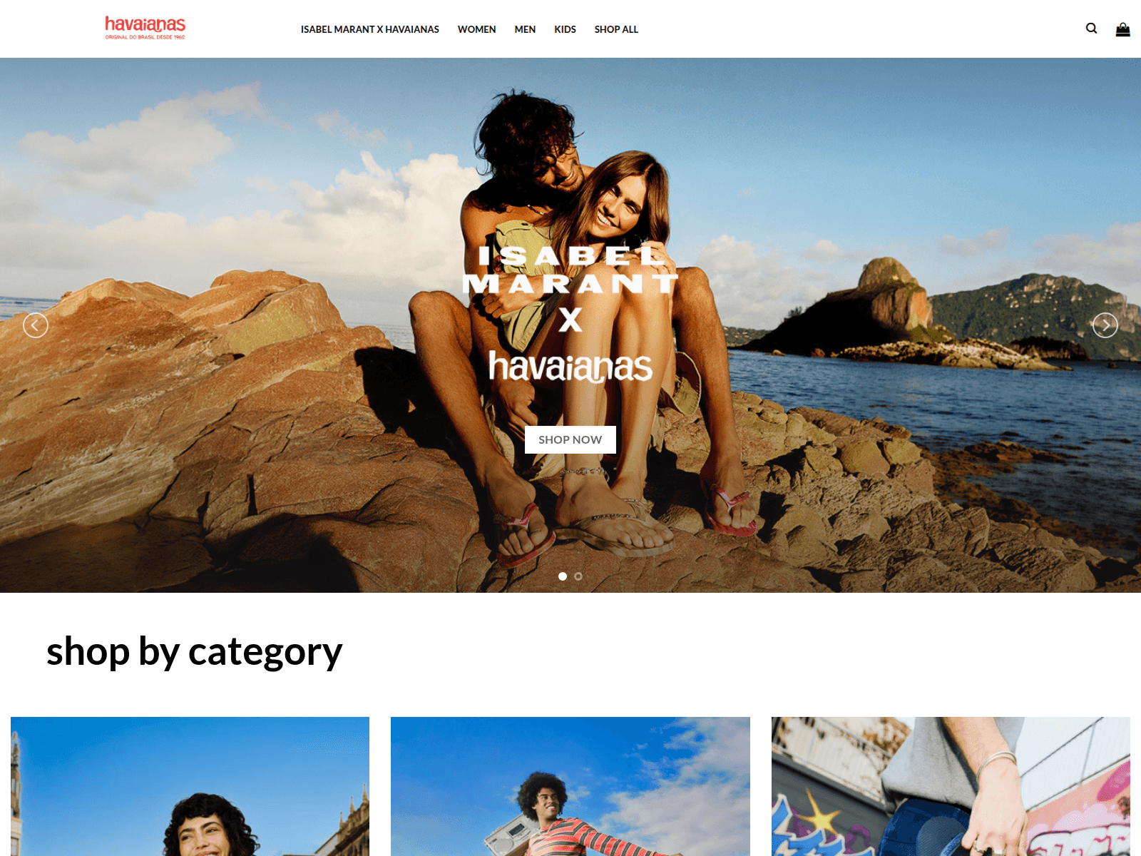 Screenshot of havaianastrade.us.com