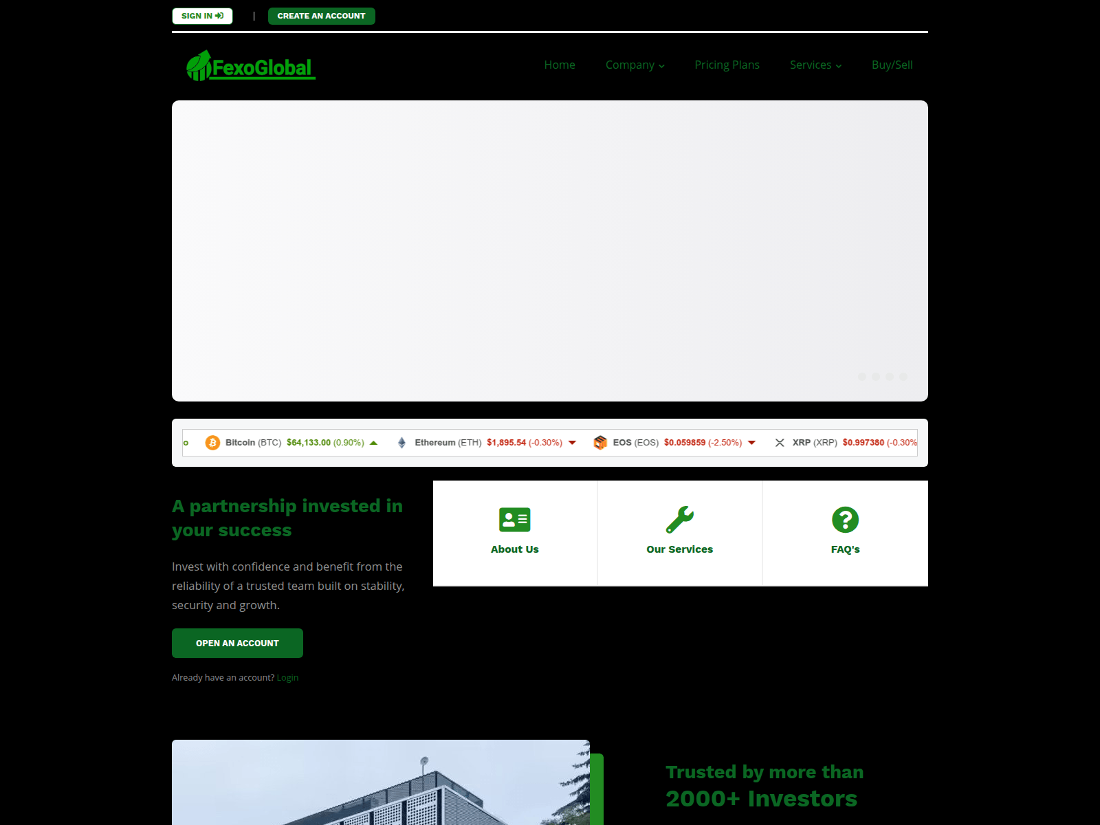 Screenshot of fexoglobal.org