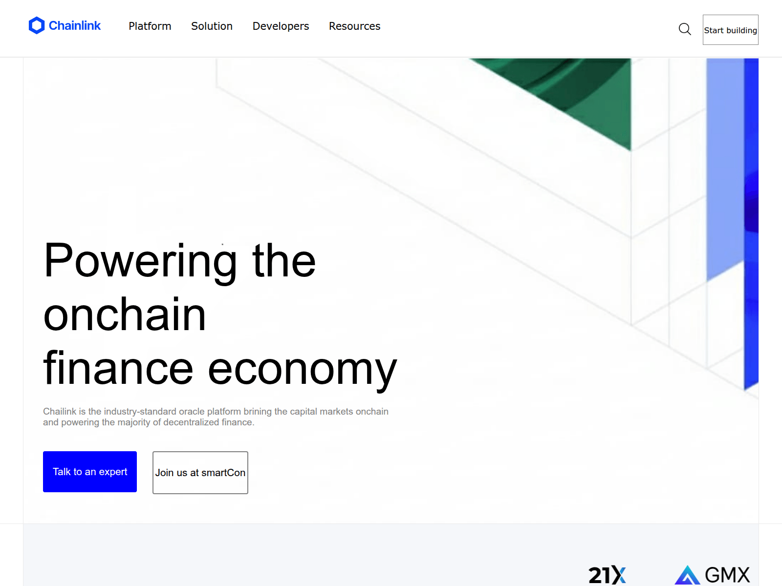 Screenshot of chainlink-clone.netlify.app
