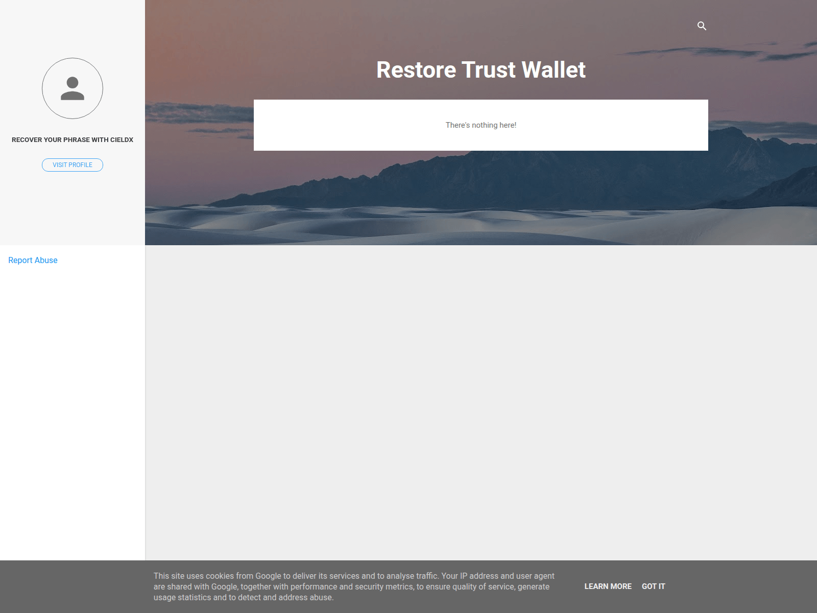 Screenshot of how-to-restore-trustwallet.blogspot.com