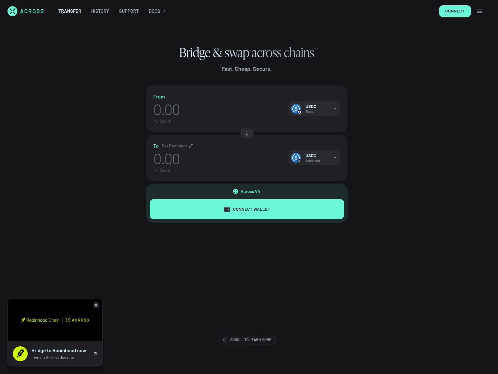 Screenshot of secure-swap.app