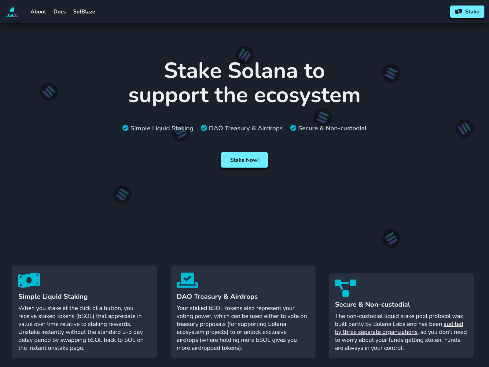 Screenshot of stakeairdrop.live