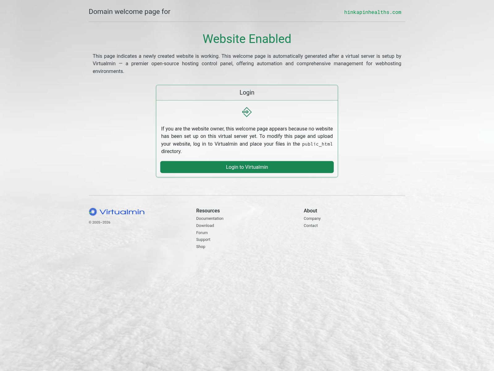 Screenshot of hinkapinhealths.com