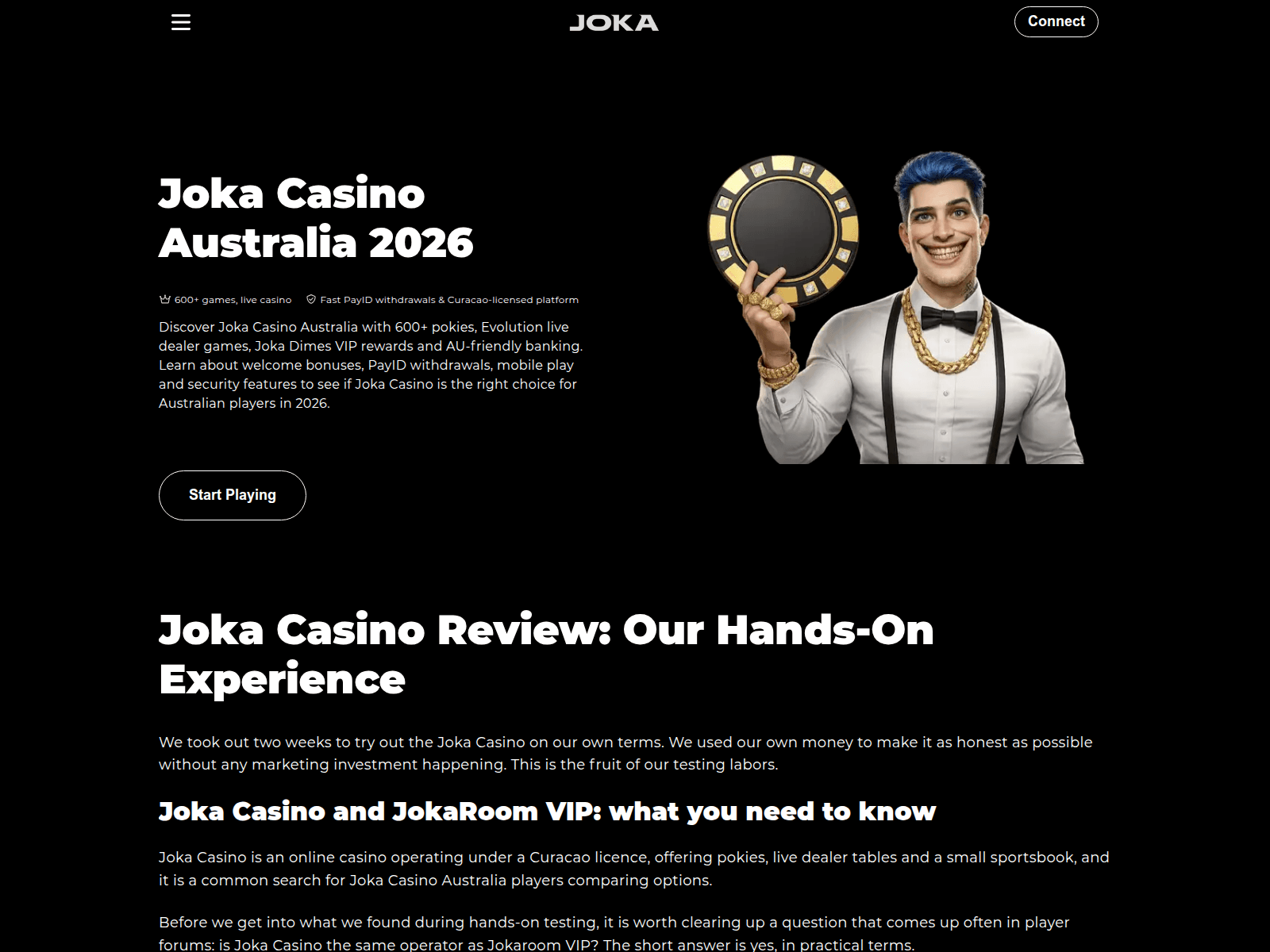 Screenshot of joka-online-casino-login3.com