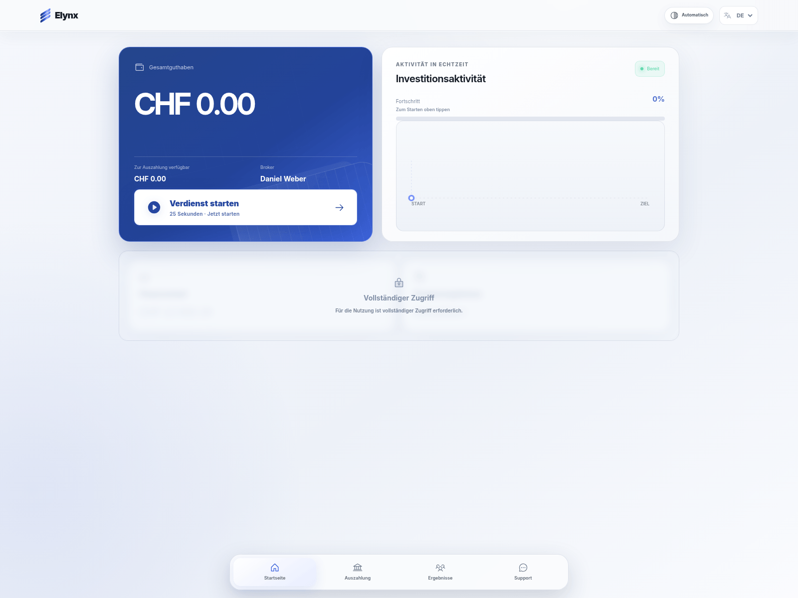 Screenshot of elynx-app.com