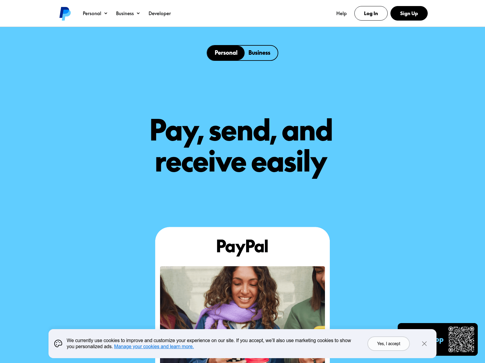 Screenshot of paypal-payout.com