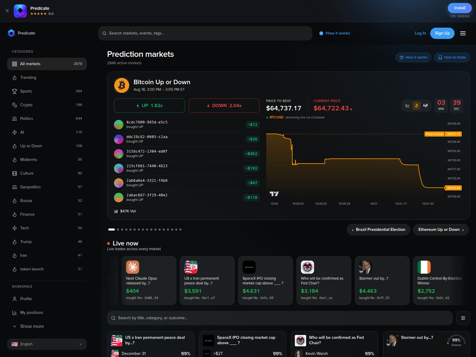 Screenshot of predicate.club