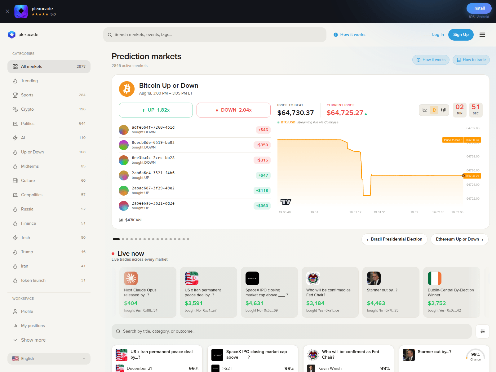 Screenshot of plexocade.com