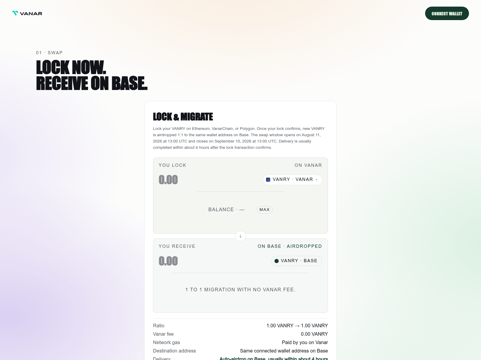 Screenshot of swap-vanarchain.com