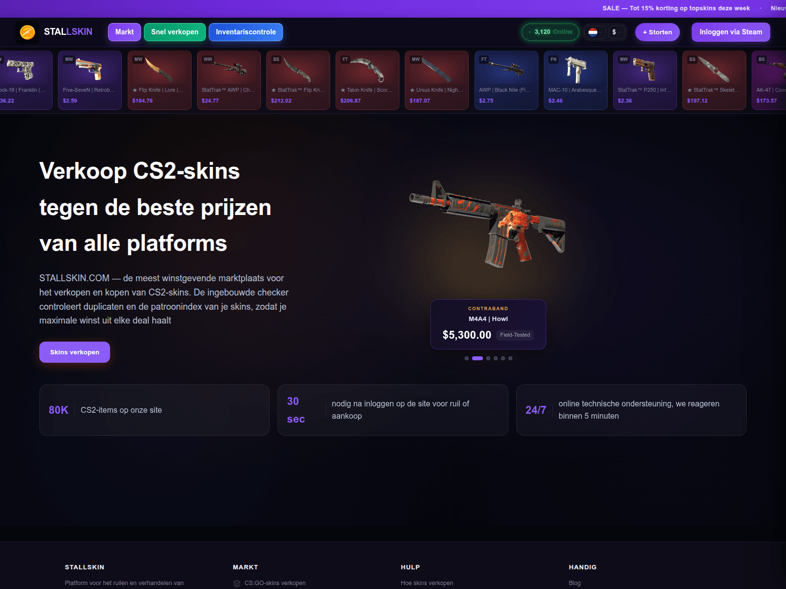 Screenshot of skingaben.com