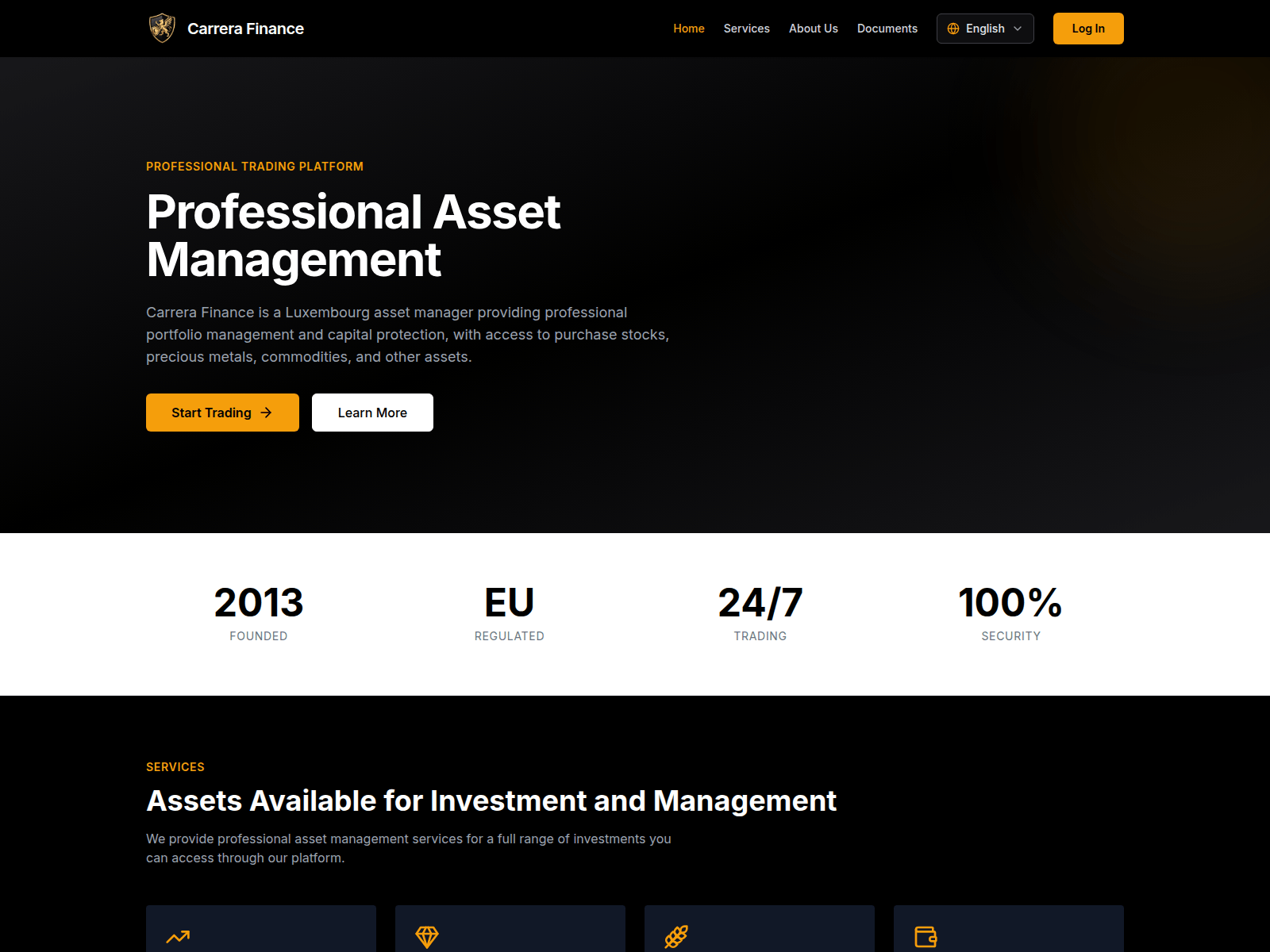 Screenshot of carrera-capital.app
