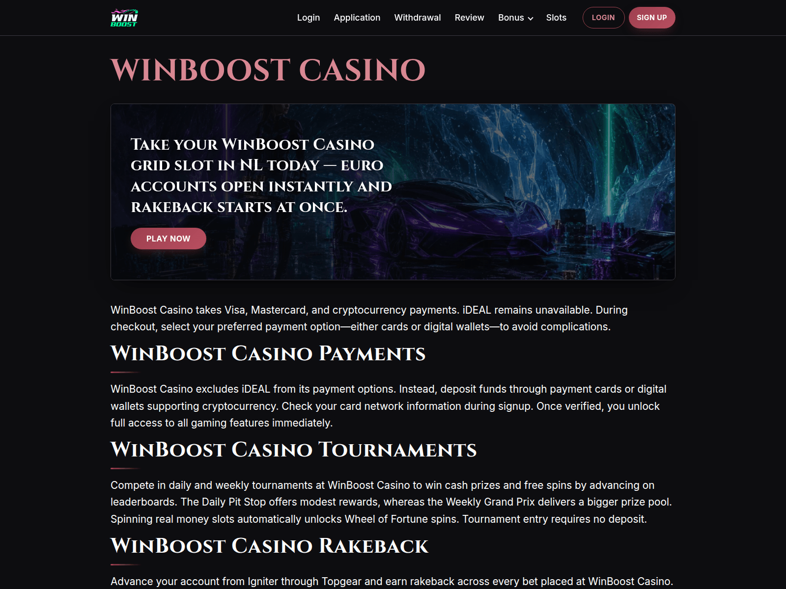 Screenshot of win-boost-casino.com