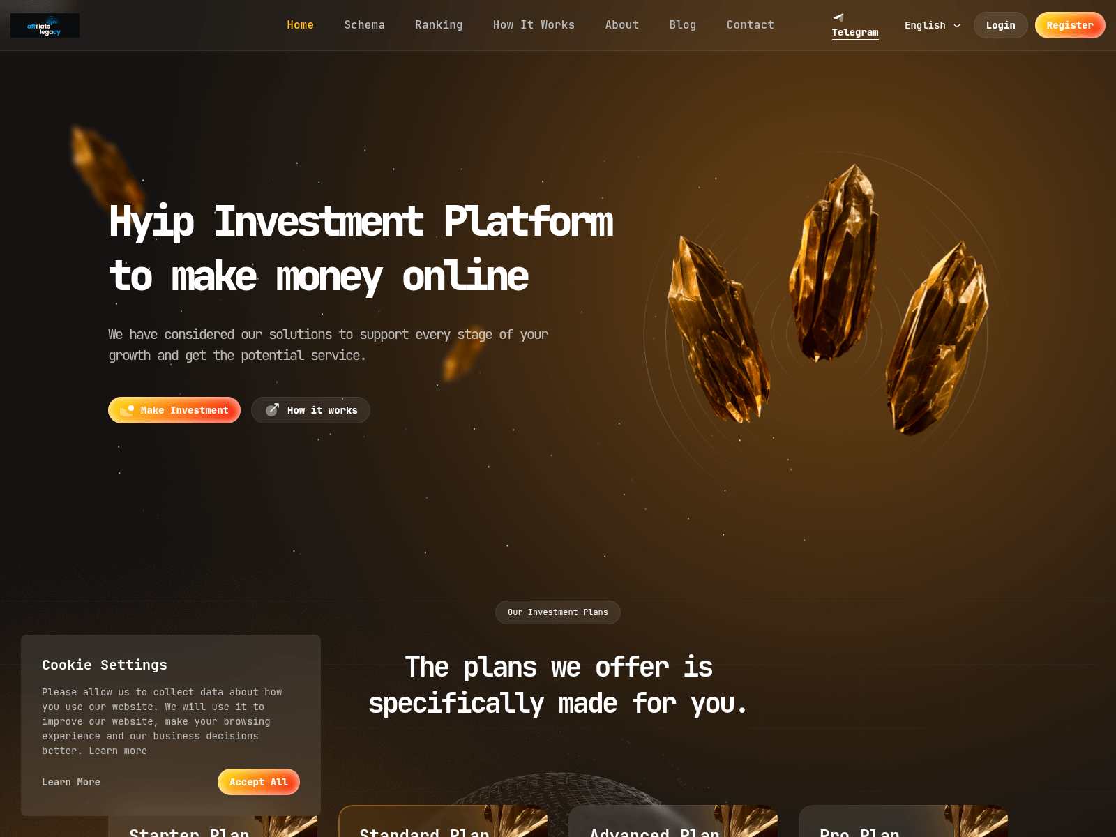 Screenshot of aff.courexpresst.com