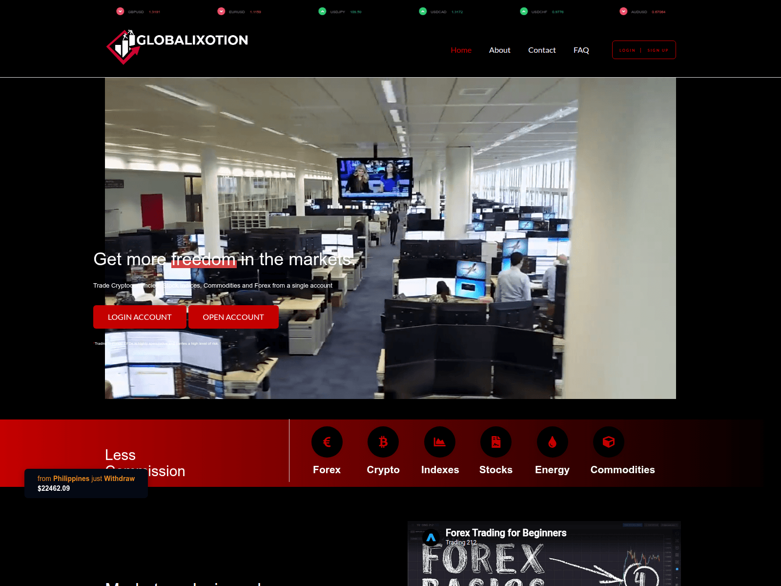 Screenshot of globalixotion.live