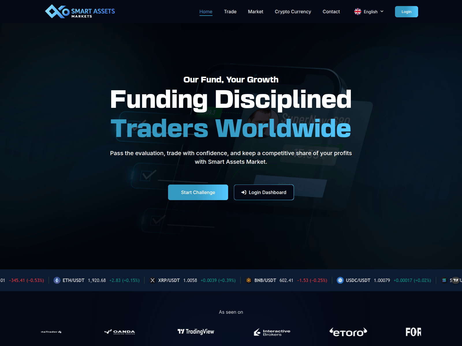 Screenshot of smartassetsmarket.com