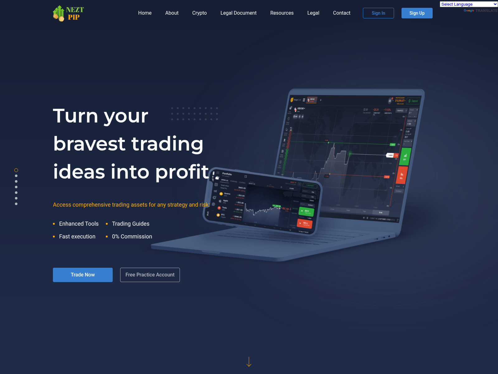 Screenshot of neztpip.com