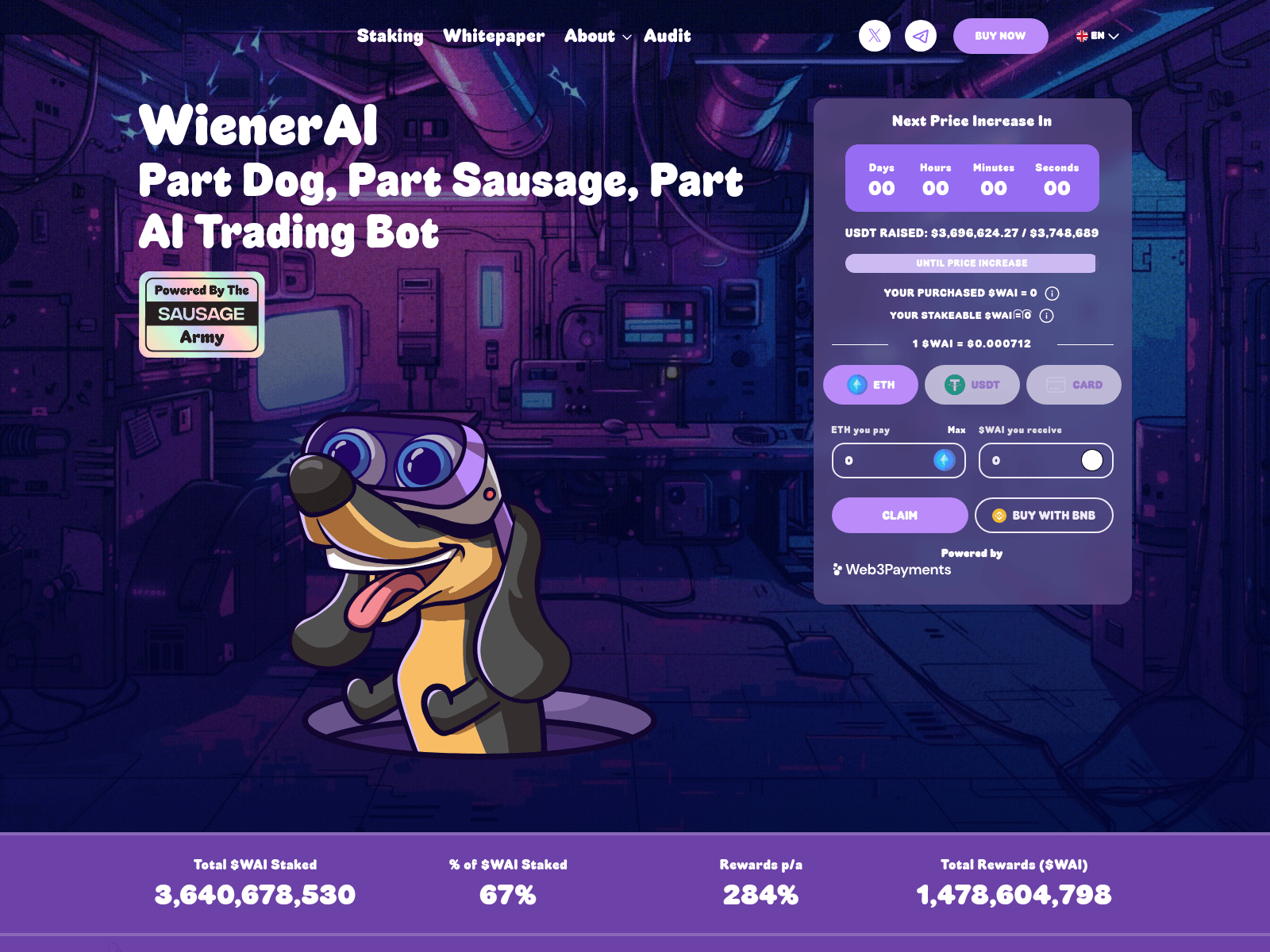 Screenshot di waipresale.pages.dev