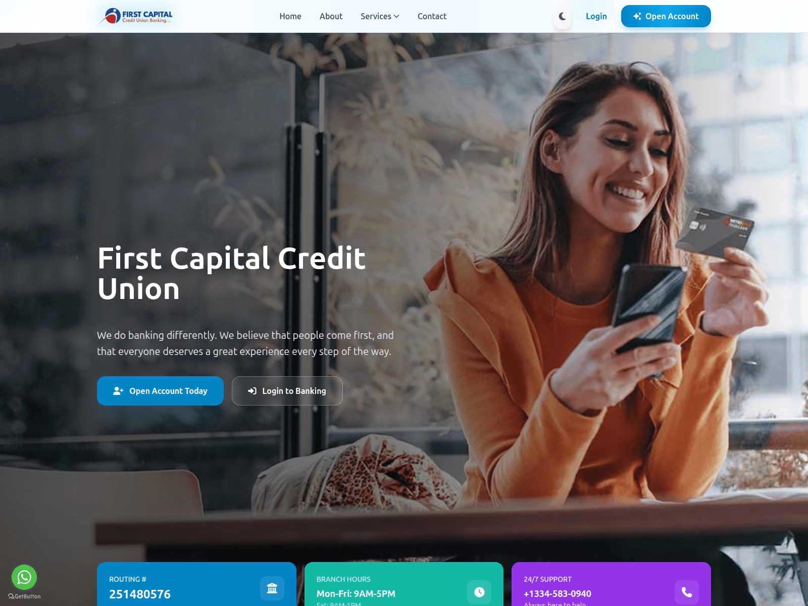 Screenshot of firstcapitalcreditunion.doprem.com