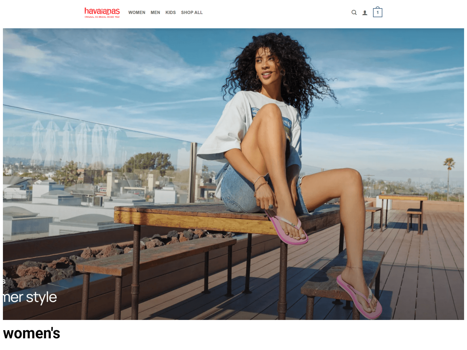 Screenshot of havaianasqz.shop