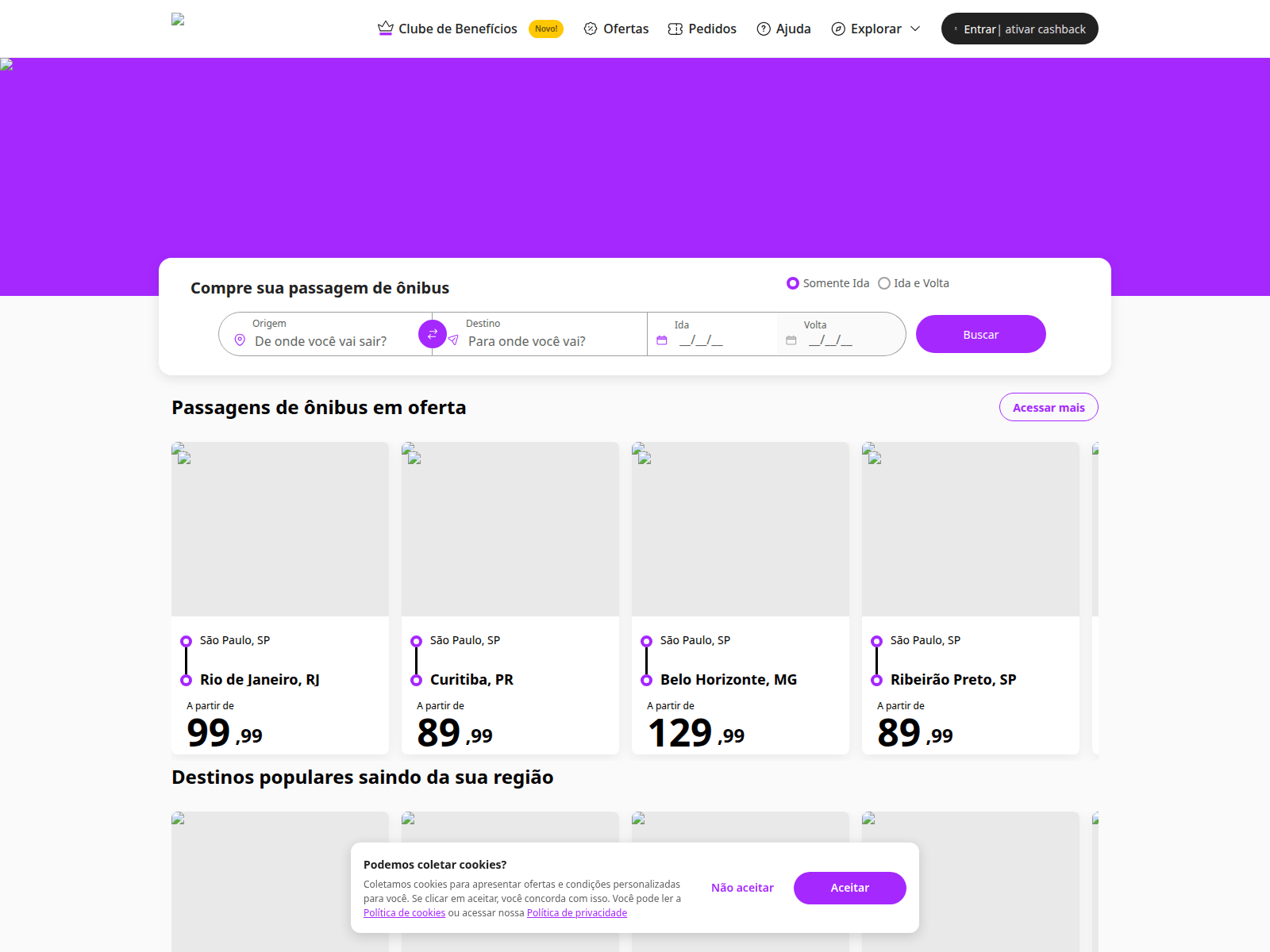 Screenshot of clickonibusr.com