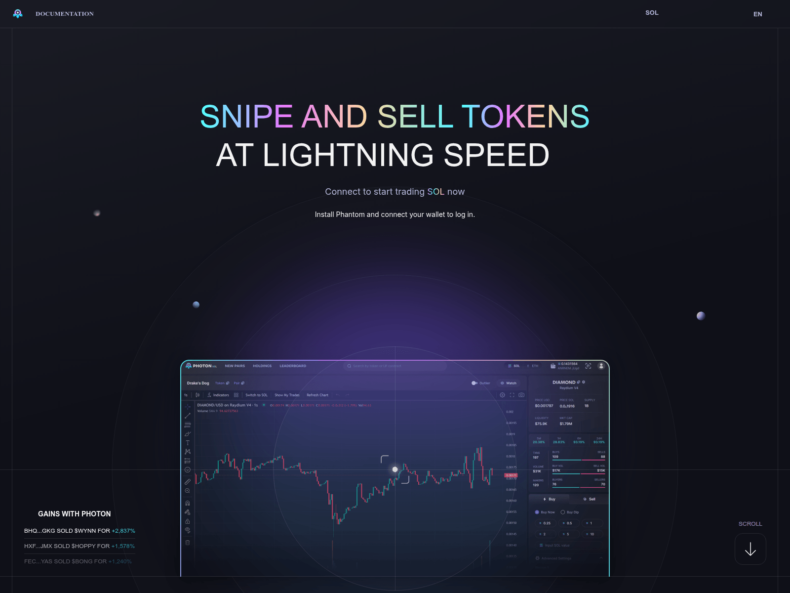 Screenshot von photon-trading.vercel.app