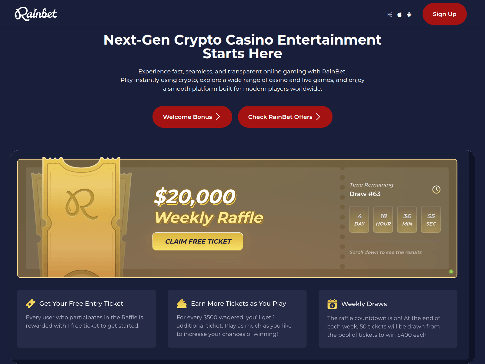 Screenshot of eng-rainbet.com
