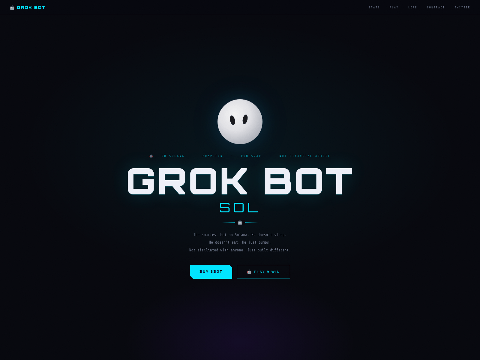 Screenshot of groksol.fun