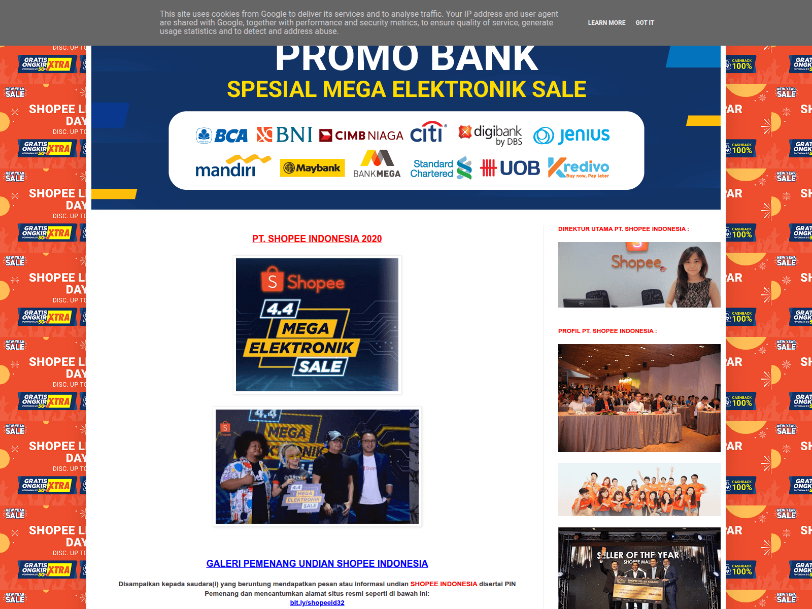 Screenshot of shopeeid32.blogspot.com