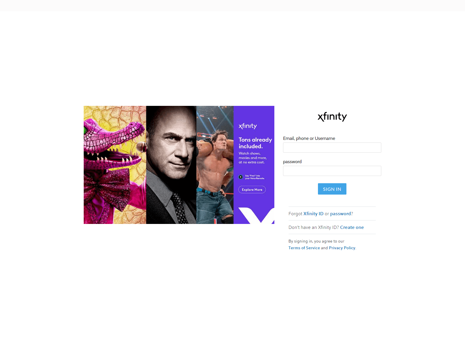 Screenshot of xfinityaccount-upgrade.weebly.com