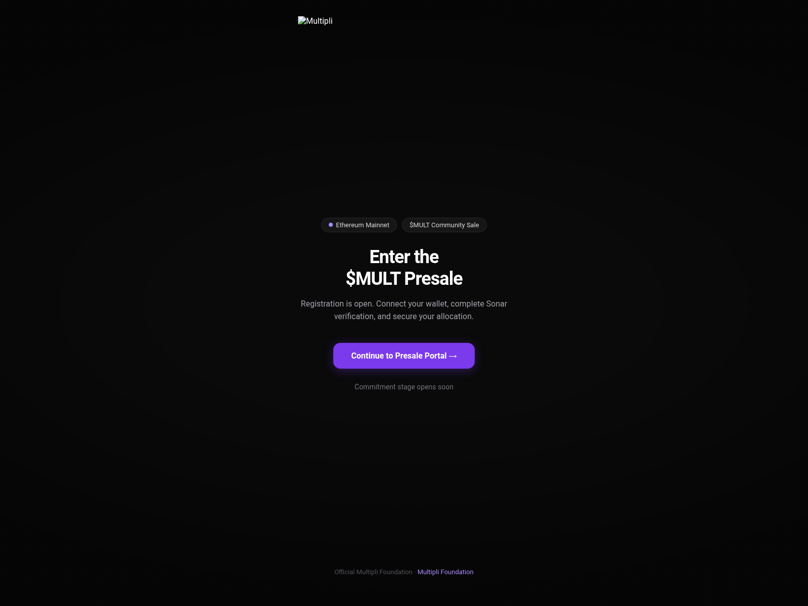 Screenshot of multiplifoundation.linkjb.com