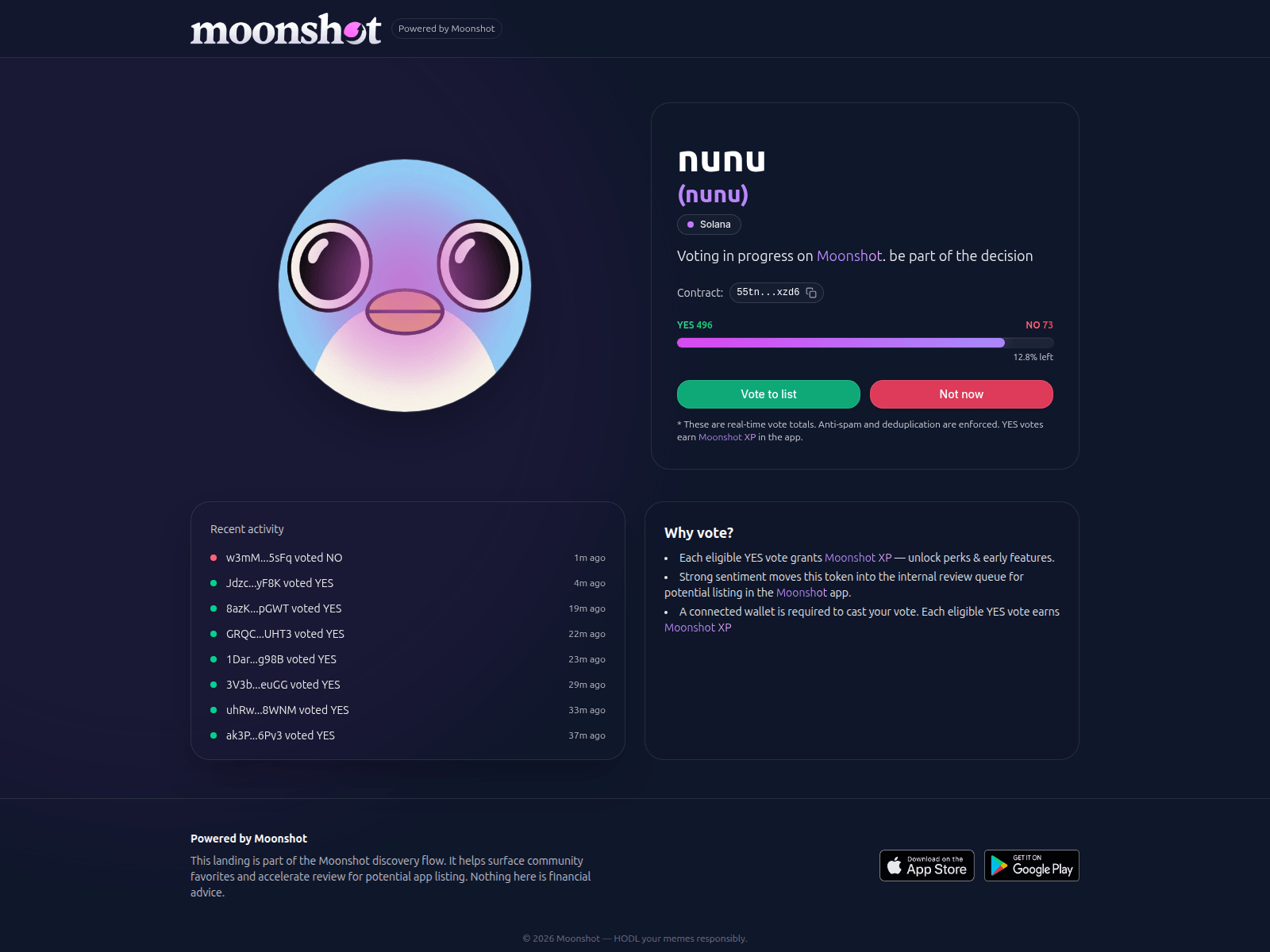 Screenshot of moonshot-listing-3fr.netlify.app