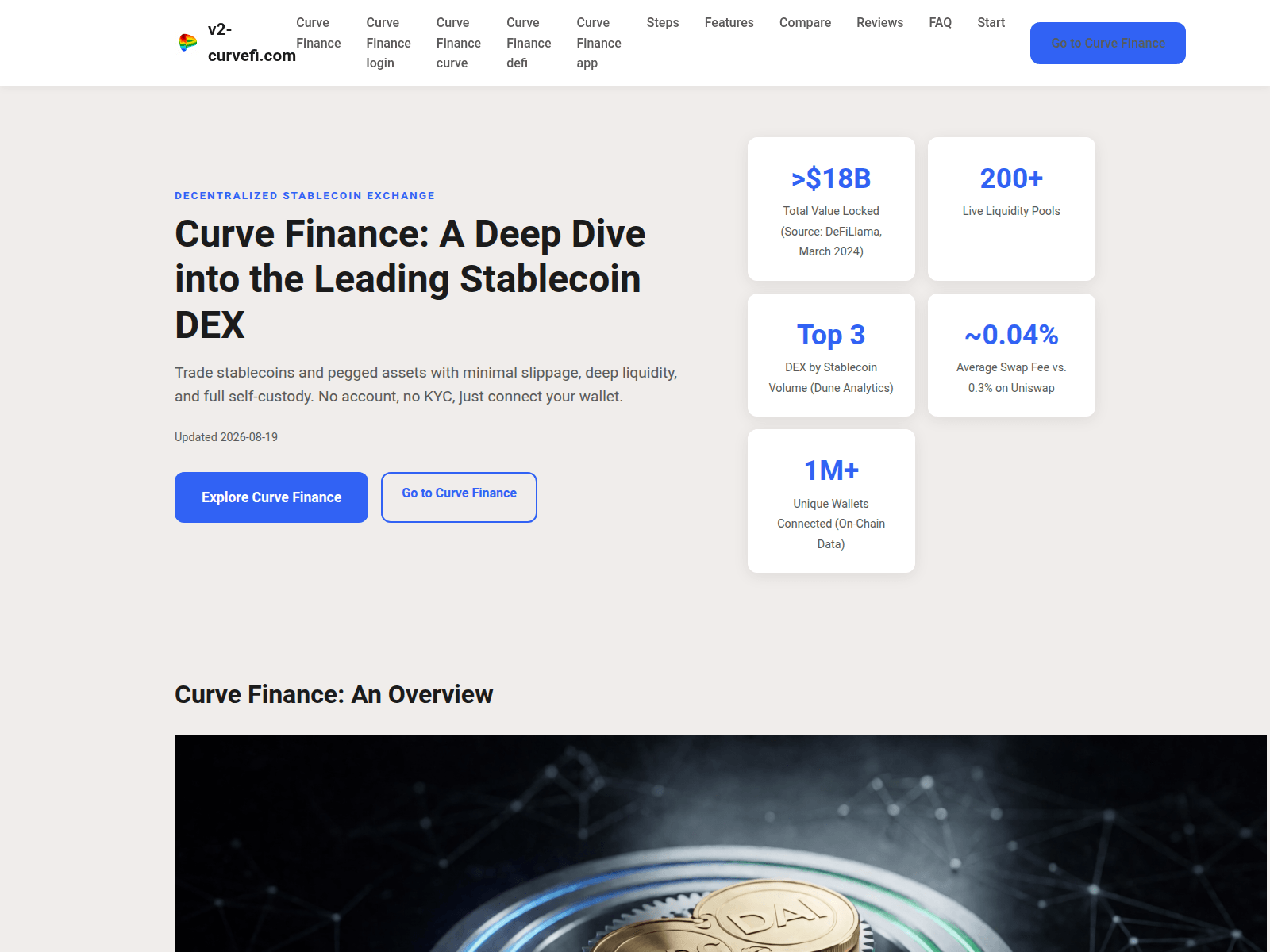 Screenshot of v2-curvefi.com