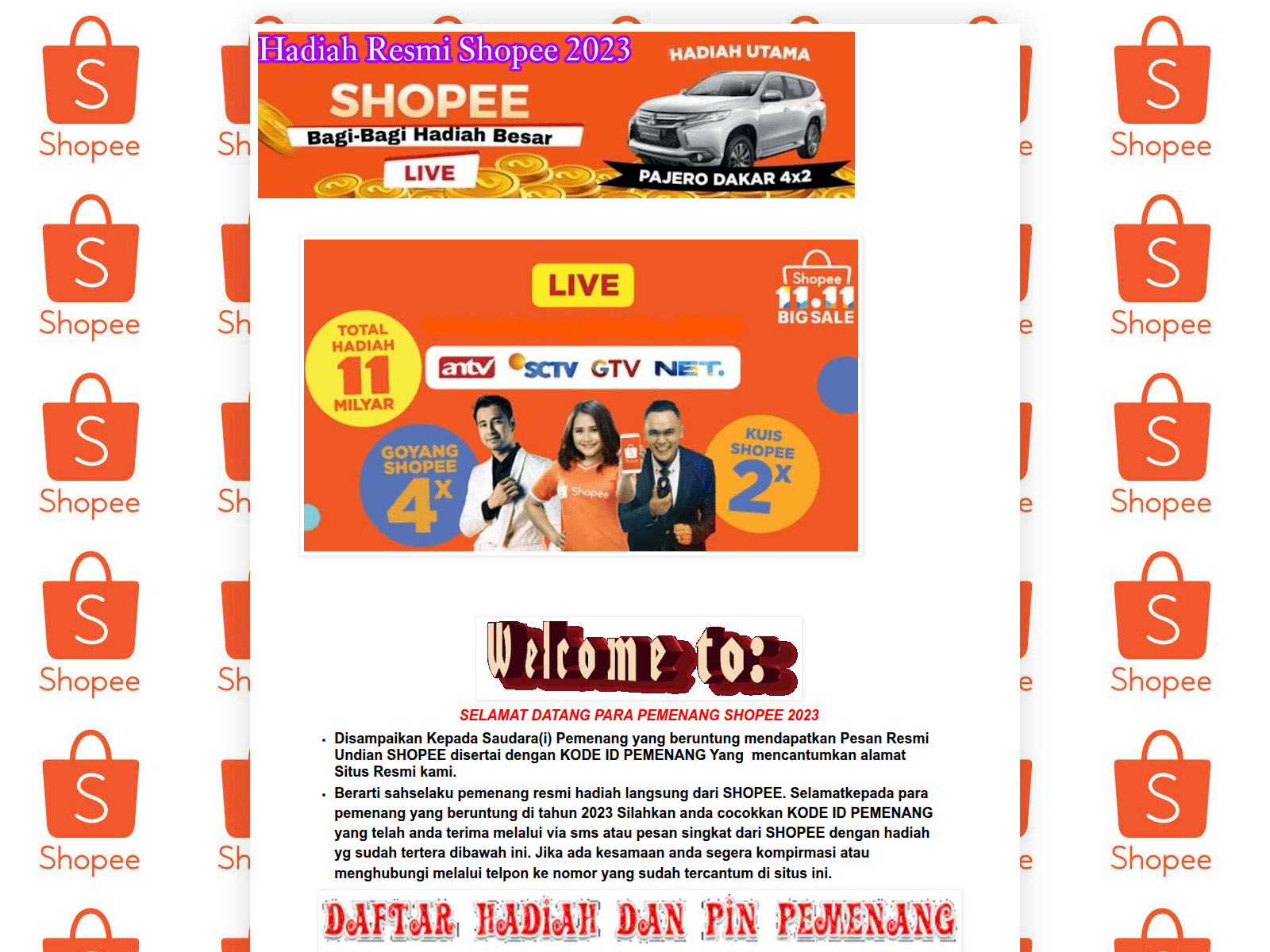 Screenshot of pusat-shopee885.blogspot.com