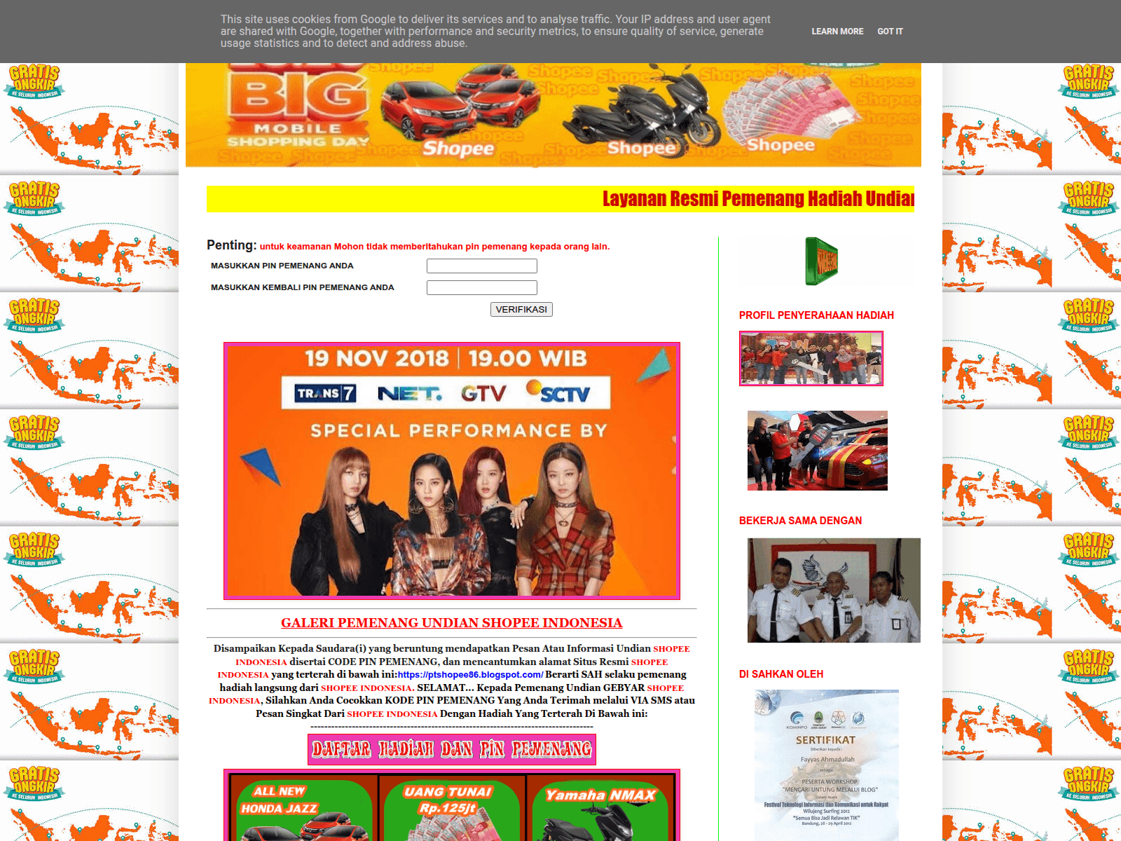 Screenshot of ptshopee86.blogspot.com