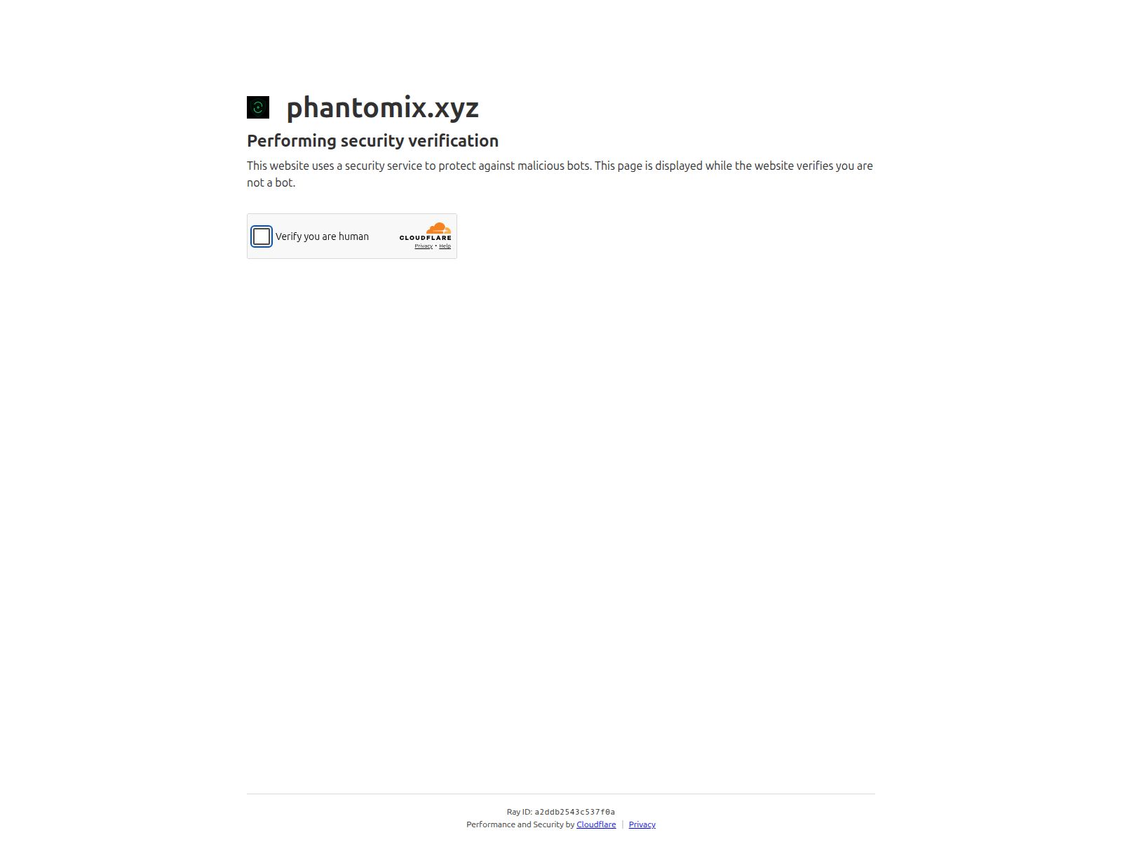 Screenshot of phantomix.xyz