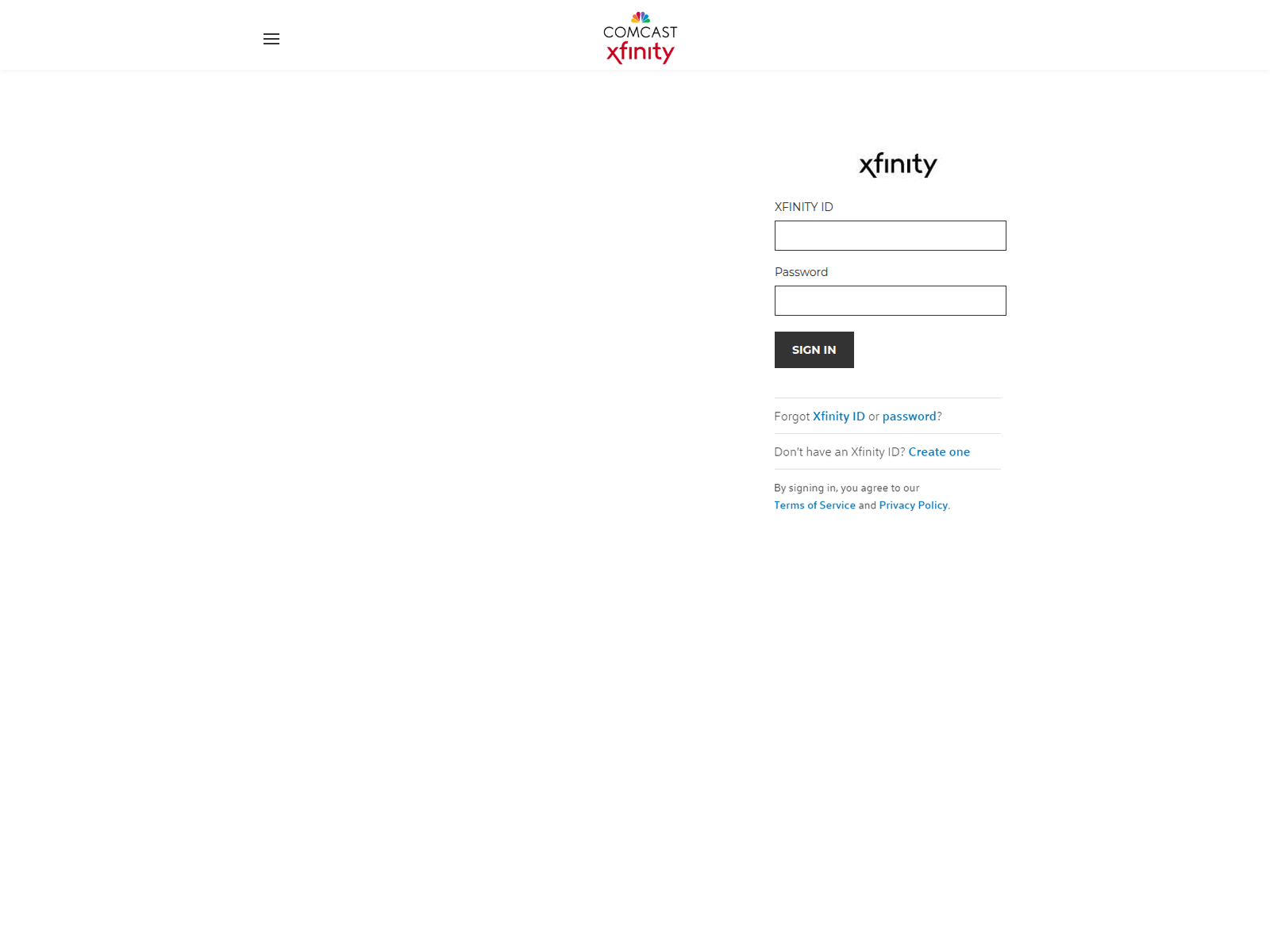 Screenshot of xfinityconnectsite.weebly.com