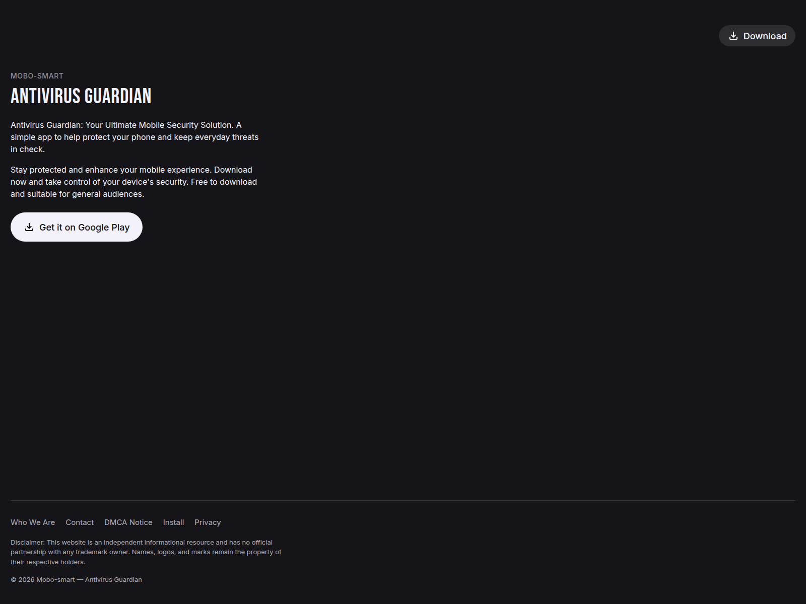 Screenshot of gardiantiv.xyz