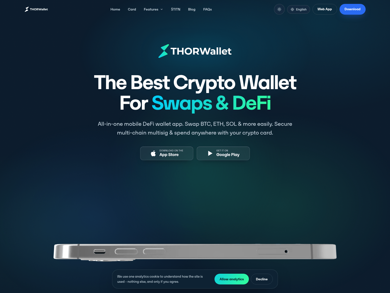 Screenshot of thorwalletupdate.com
