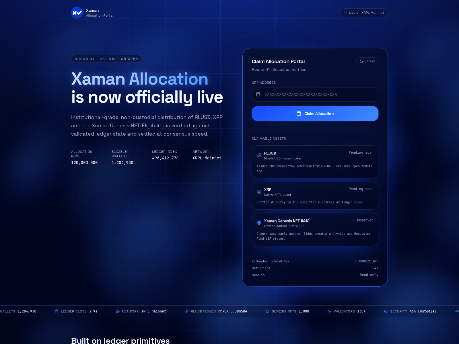 Screenshot of xamportal.info
