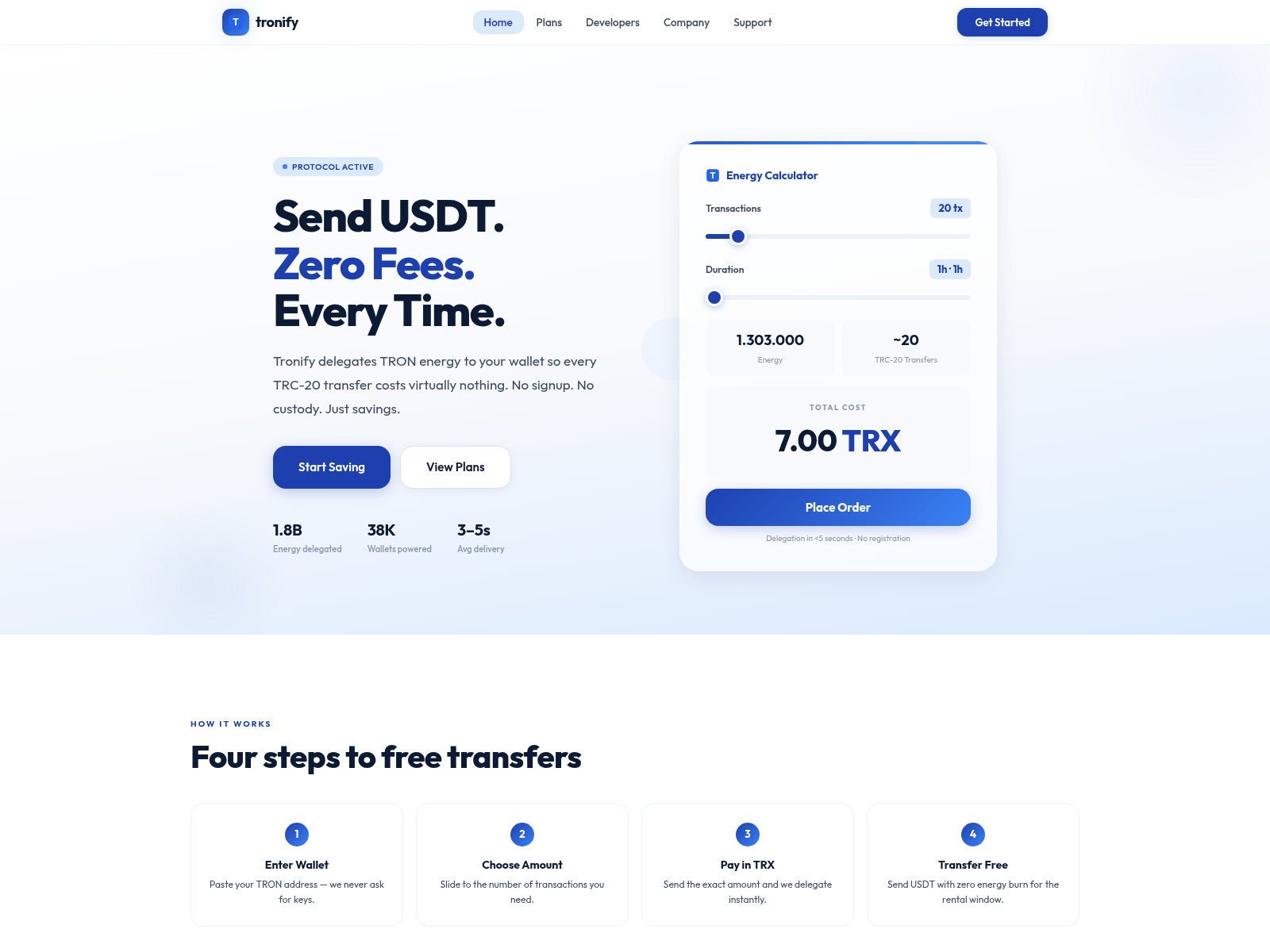 Screenshot of trx-energy.biz